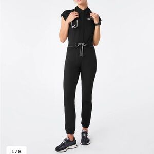 Figs Women’s Rafaela Cargo Jumpsuit Espresso